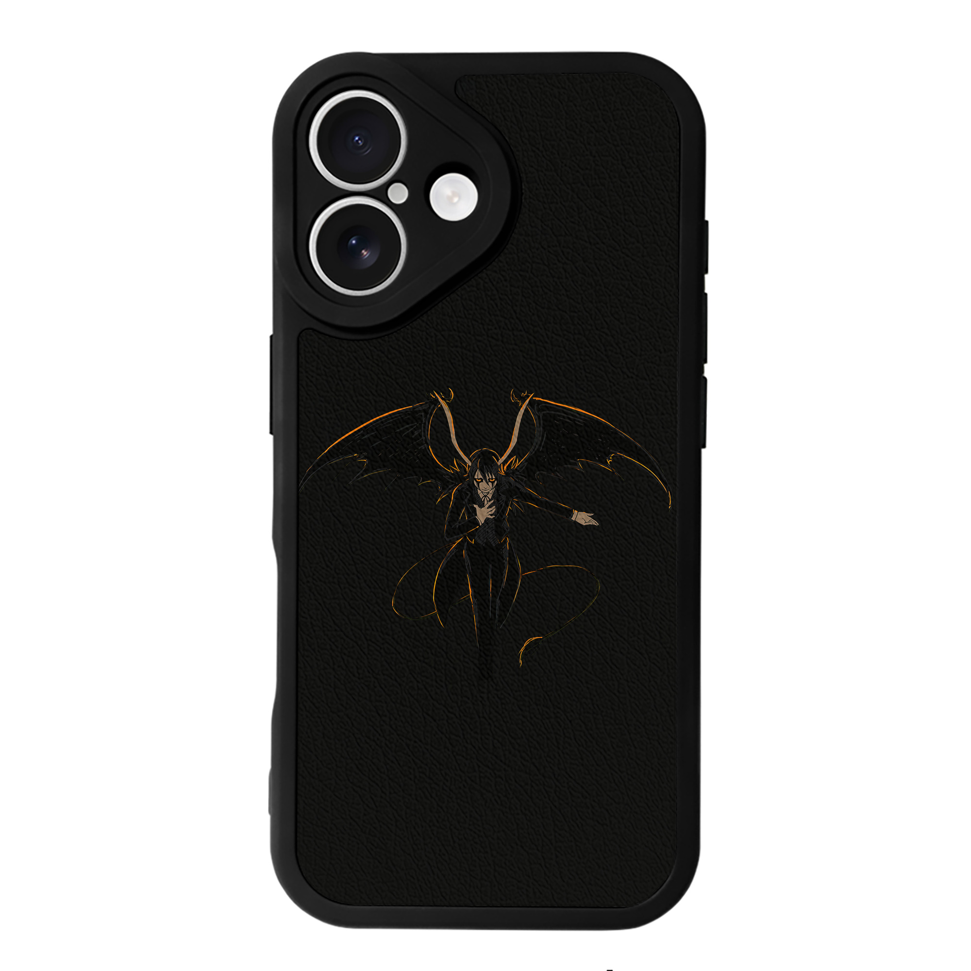 （画像用） ブリーチ ウルキオラ·シファー BLEACH Ulquiorra cifer 【iPhone 16シリーズ対応】シリコンスマホケース（レザー調） 材質：シリコン
